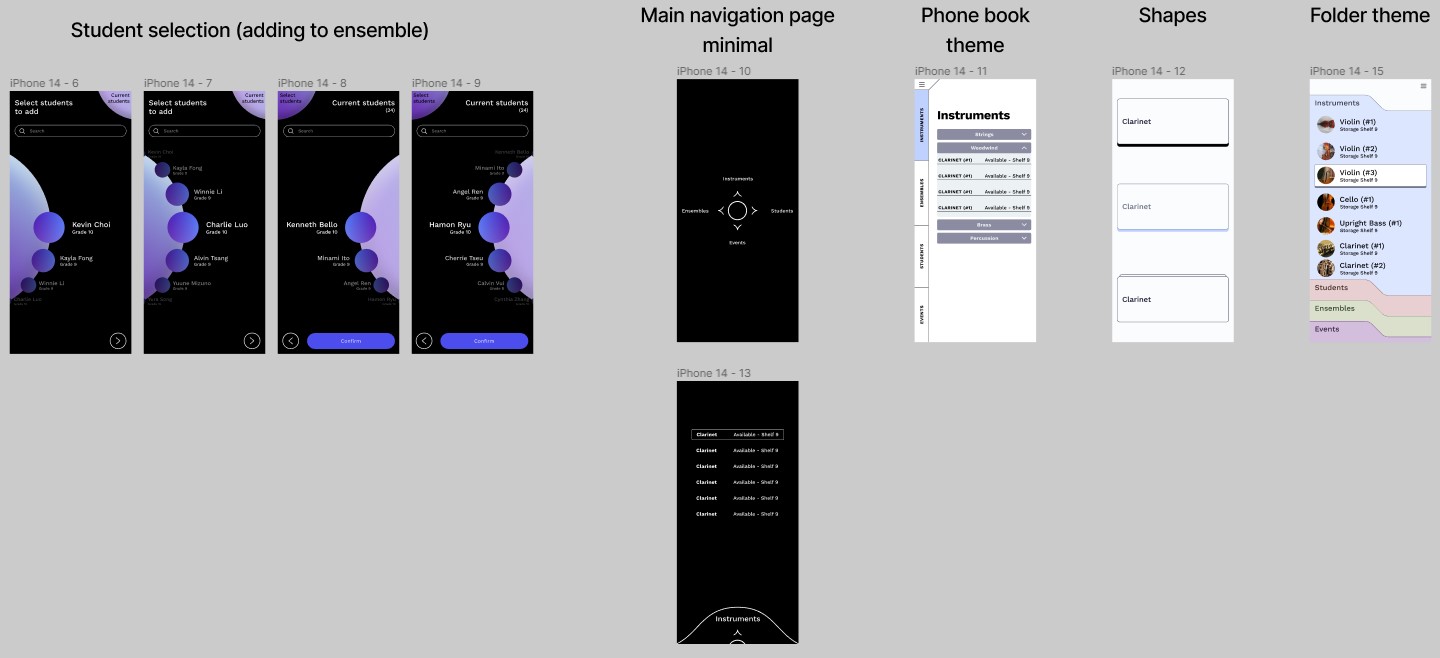app design exploration