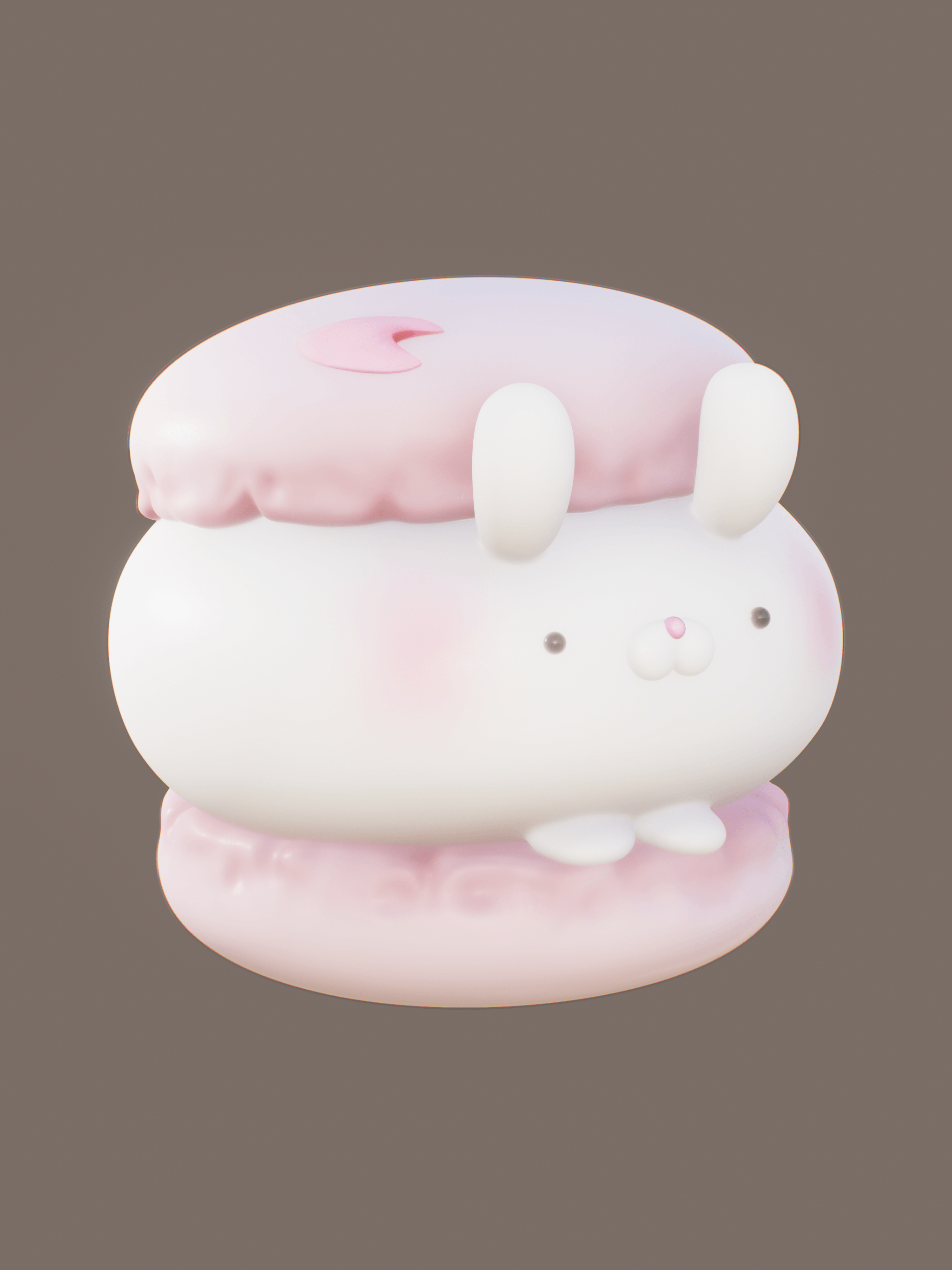 bunny macaron model