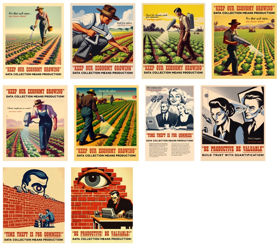 bossware posters by Greg