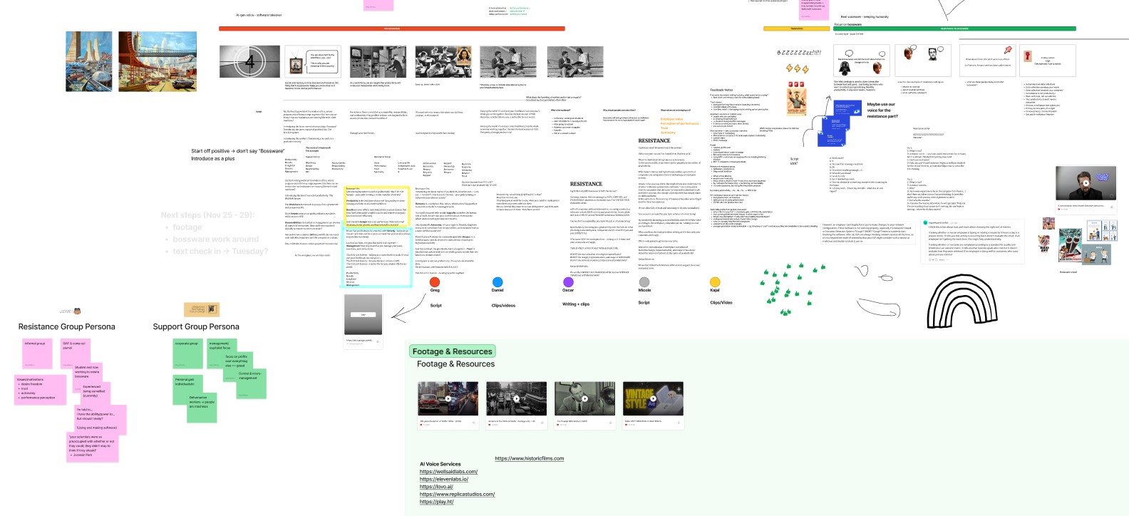 video ideas and planning