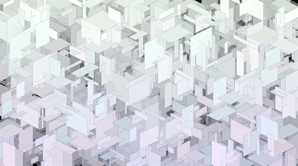 randomly placed and rotated rectangles