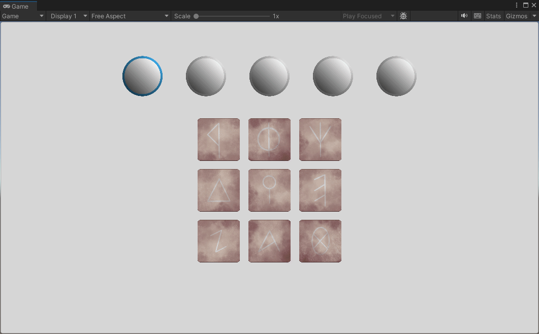 simon says mini game demo